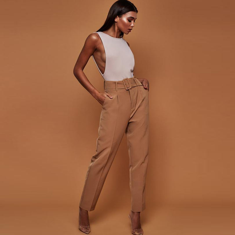 High Waist Wide Leg Pants for Women Palazzo Pants with Self Tie Belt Bow  Knot Trousers with Pockets Office Work Pants Business Casual Pants Loose  Fit Comfy Dress Pants Long Straight Pants